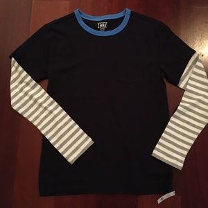 LOOK by Crewcuts Boys L/S Tee - Size XL (12)